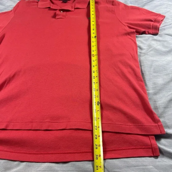 Ralph Lauren polo short Sleeve Pinkish/Red Large Men's - Picture 4 of 7